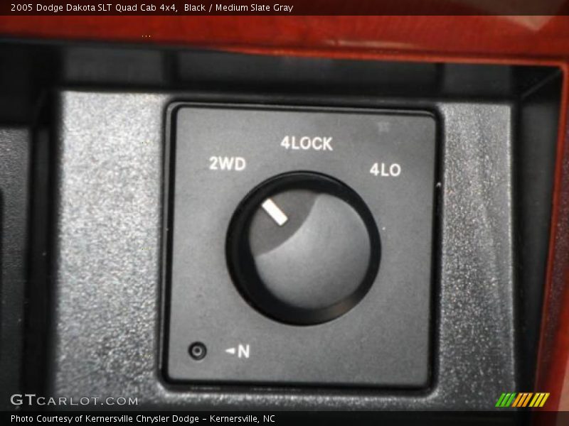 Black / Medium Slate Gray 2005 Dodge Dakota SLT Quad Cab 4x4
