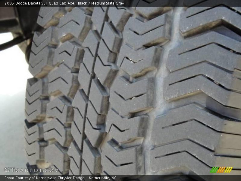 Black / Medium Slate Gray 2005 Dodge Dakota SLT Quad Cab 4x4