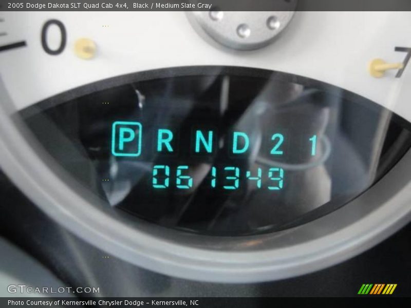 Black / Medium Slate Gray 2005 Dodge Dakota SLT Quad Cab 4x4