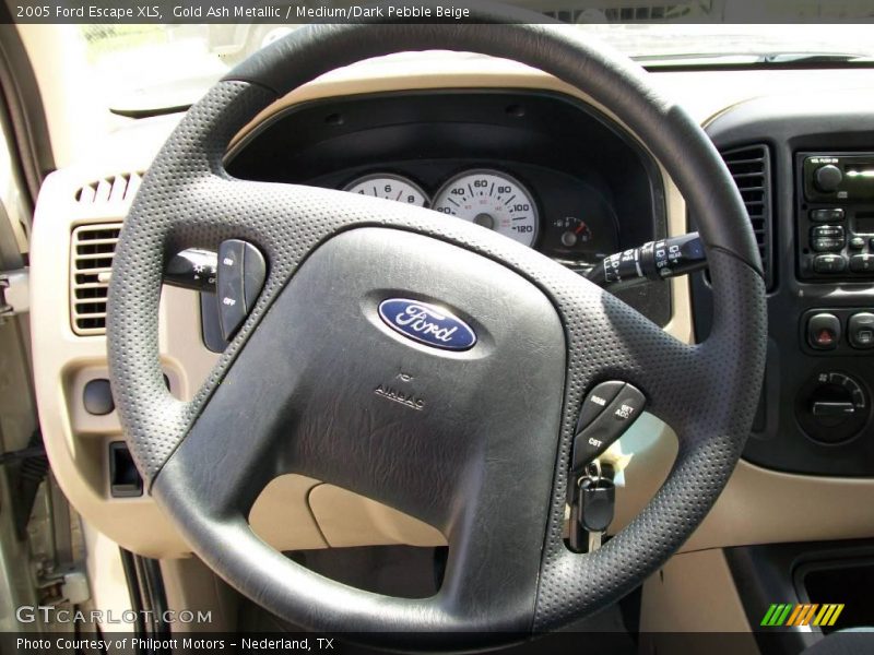 Gold Ash Metallic / Medium/Dark Pebble Beige 2005 Ford Escape XLS
