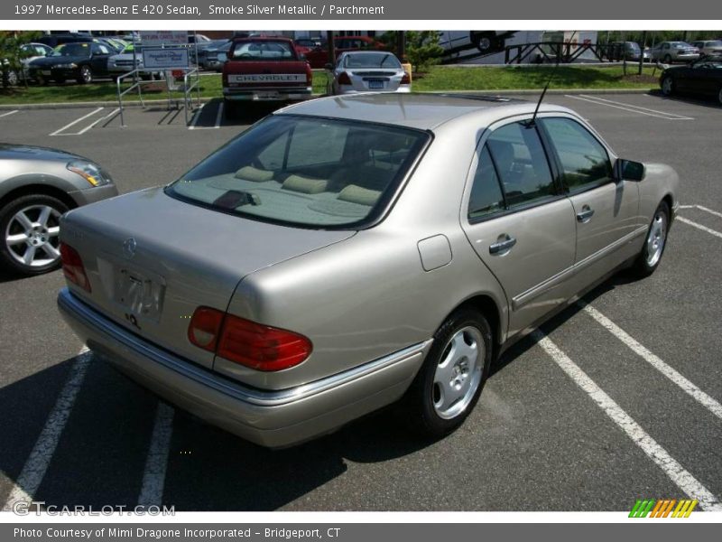Smoke Silver Metallic / Parchment 1997 Mercedes-Benz E 420 Sedan