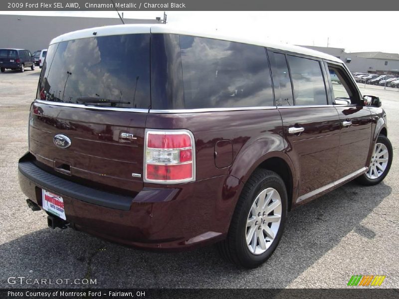 Cinnamon Metallic / Charcoal Black 2009 Ford Flex SEL AWD