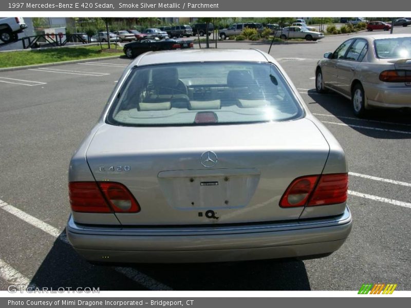 Smoke Silver Metallic / Parchment 1997 Mercedes-Benz E 420 Sedan