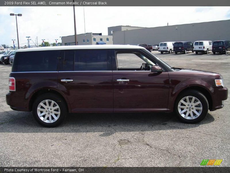 Cinnamon Metallic / Charcoal Black 2009 Ford Flex SEL AWD