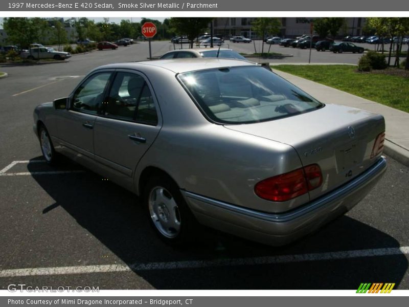 Smoke Silver Metallic / Parchment 1997 Mercedes-Benz E 420 Sedan