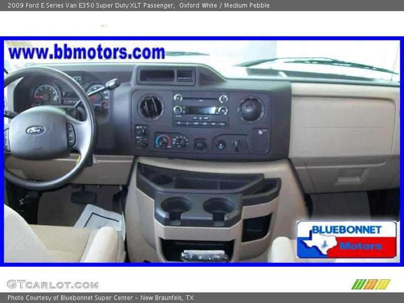 Oxford White / Medium Pebble 2009 Ford E Series Van E350 Super Duty XLT Passenger