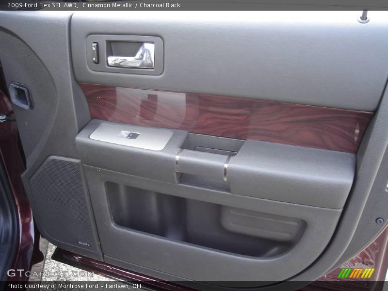 Cinnamon Metallic / Charcoal Black 2009 Ford Flex SEL AWD