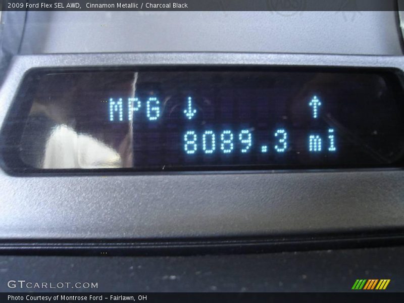 Cinnamon Metallic / Charcoal Black 2009 Ford Flex SEL AWD