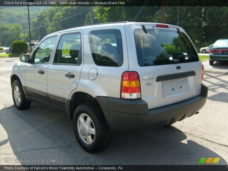 Satin Silver Metallic / Medium/Dark Flint 2004 Ford Escape XLS V6 4WD