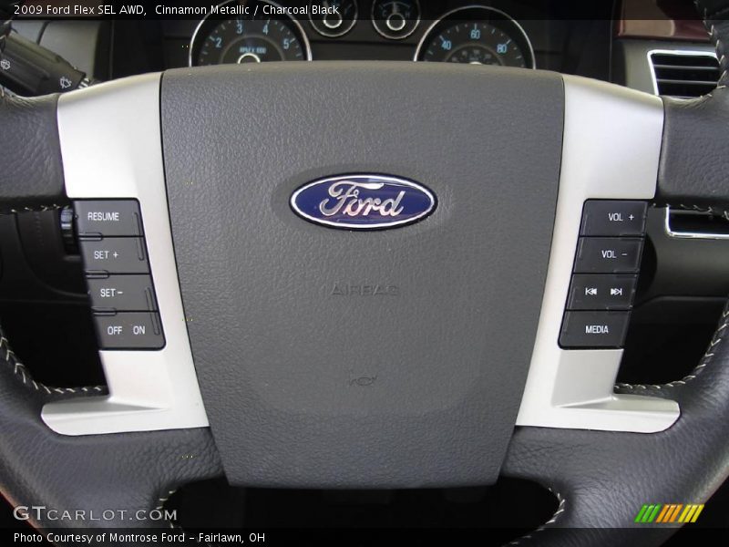 Cinnamon Metallic / Charcoal Black 2009 Ford Flex SEL AWD