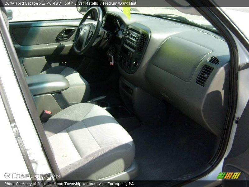 Satin Silver Metallic / Medium/Dark Flint 2004 Ford Escape XLS V6 4WD