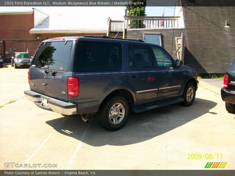 Medium Wedgewood Blue Metallic / Medium Graphite 2001 Ford Expedition XLT