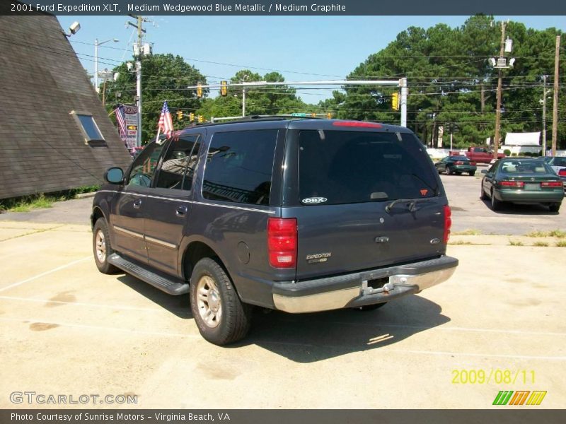 Medium Wedgewood Blue Metallic / Medium Graphite 2001 Ford Expedition XLT