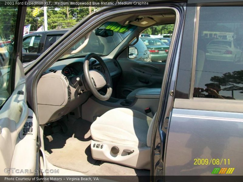 Medium Wedgewood Blue Metallic / Medium Graphite 2001 Ford Expedition XLT