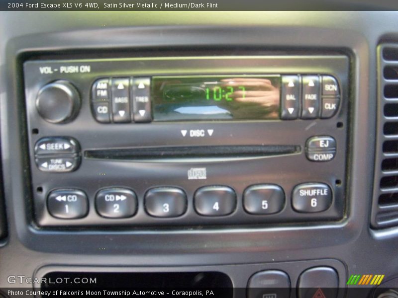 Satin Silver Metallic / Medium/Dark Flint 2004 Ford Escape XLS V6 4WD