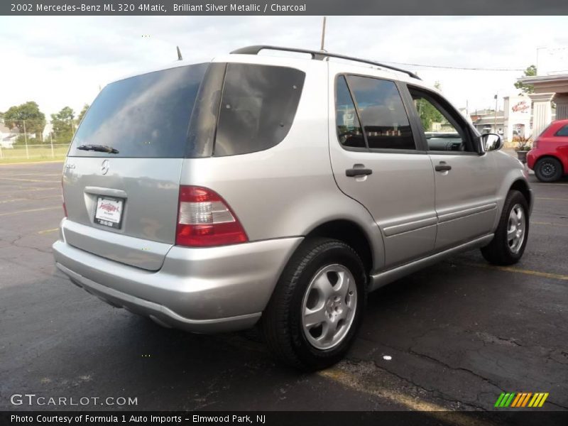 Brilliant Silver Metallic / Charcoal 2002 Mercedes-Benz ML 320 4Matic