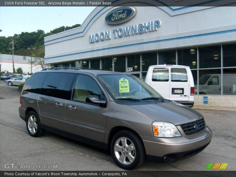 Arizona Beige Metallic / Pebble Beige 2004 Ford Freestar SES