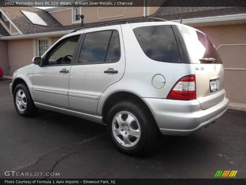 Brilliant Silver Metallic / Charcoal 2002 Mercedes-Benz ML 320 4Matic