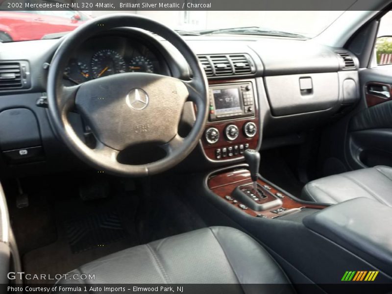Brilliant Silver Metallic / Charcoal 2002 Mercedes-Benz ML 320 4Matic