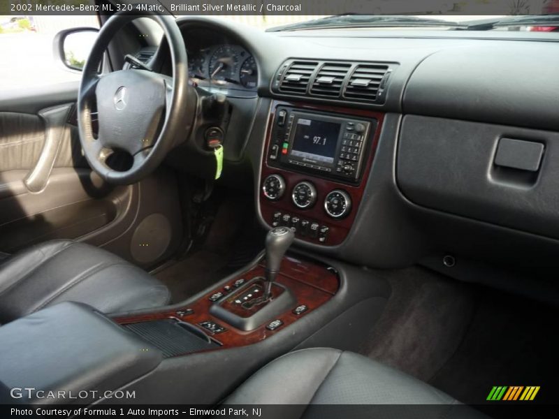 Brilliant Silver Metallic / Charcoal 2002 Mercedes-Benz ML 320 4Matic