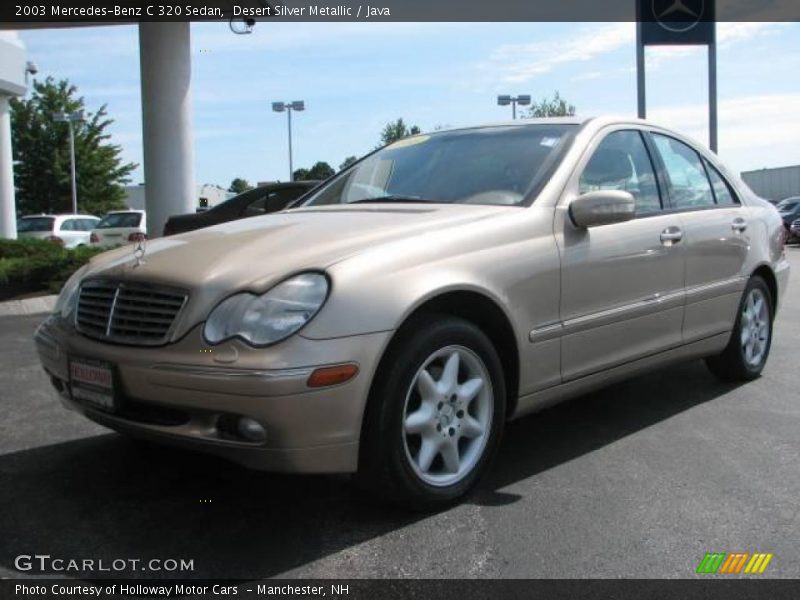 Desert Silver Metallic / Java 2003 Mercedes-Benz C 320 Sedan