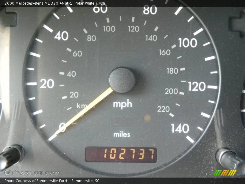 Polar White / Ash 2000 Mercedes-Benz ML 320 4Matic