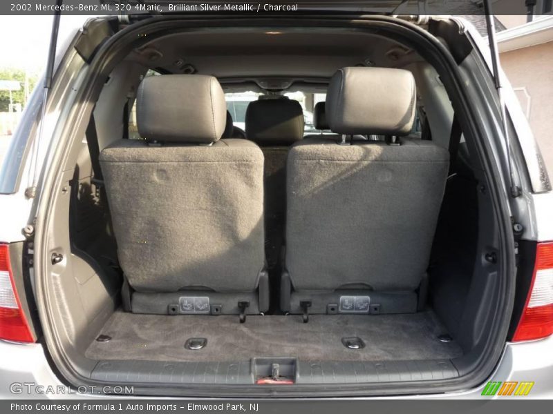 Brilliant Silver Metallic / Charcoal 2002 Mercedes-Benz ML 320 4Matic