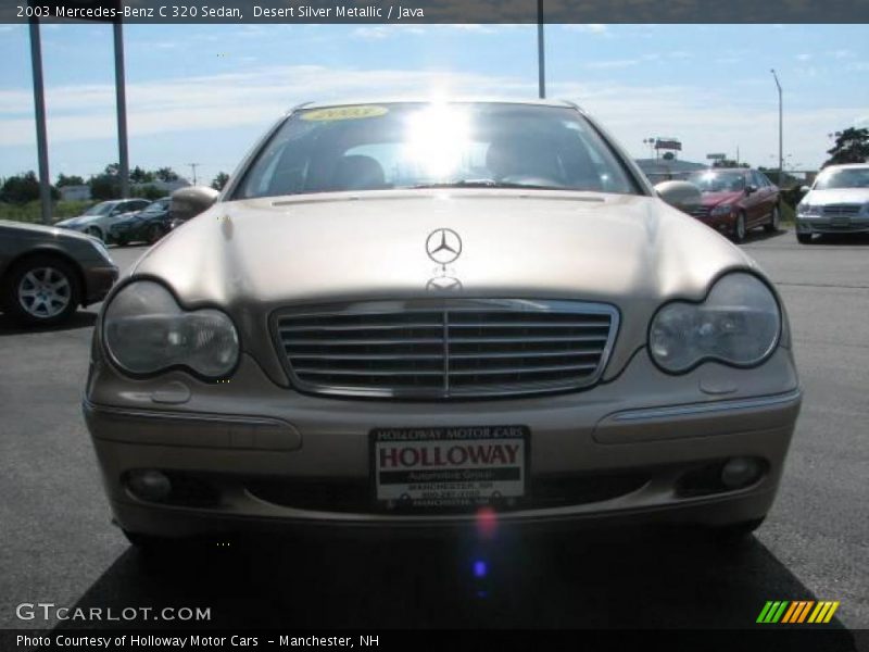 Desert Silver Metallic / Java 2003 Mercedes-Benz C 320 Sedan