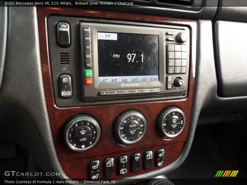 Brilliant Silver Metallic / Charcoal 2002 Mercedes-Benz ML 320 4Matic