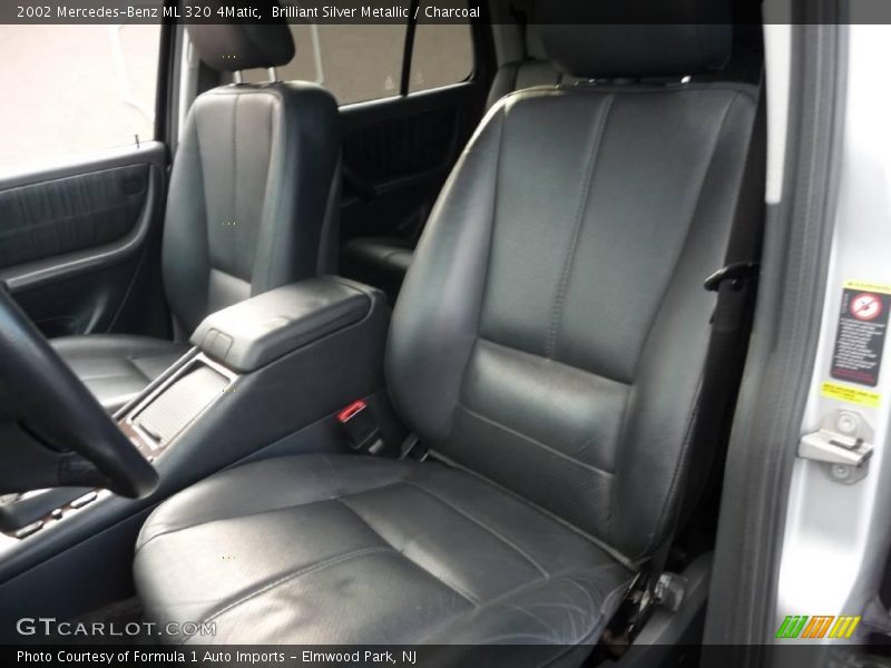 Brilliant Silver Metallic / Charcoal 2002 Mercedes-Benz ML 320 4Matic
