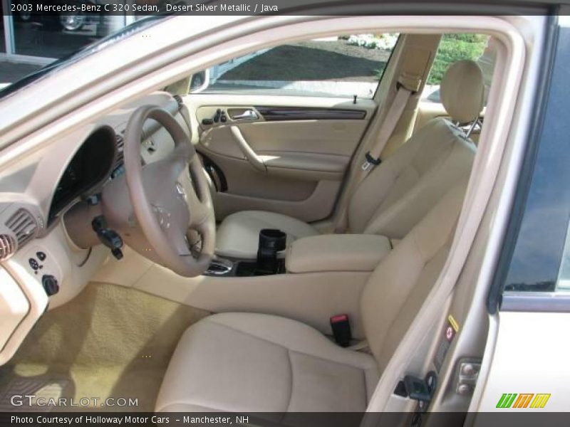 Desert Silver Metallic / Java 2003 Mercedes-Benz C 320 Sedan