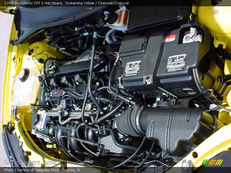 Screaming Yellow / Charcoal/Charcoal 2006 Ford Focus ZX5 S Hatchback