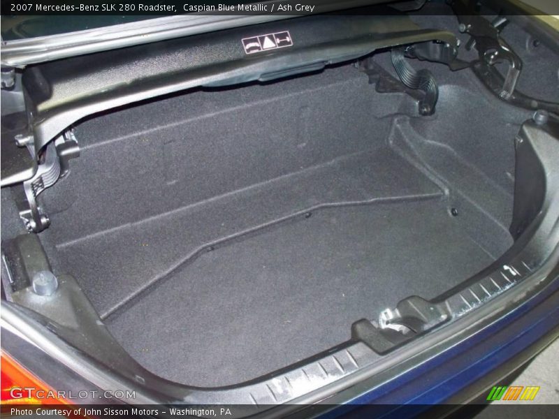Caspian Blue Metallic / Ash Grey 2007 Mercedes-Benz SLK 280 Roadster