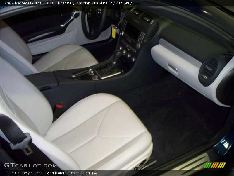 Caspian Blue Metallic / Ash Grey 2007 Mercedes-Benz SLK 280 Roadster