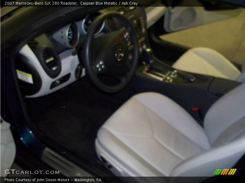 Caspian Blue Metallic / Ash Grey 2007 Mercedes-Benz SLK 280 Roadster