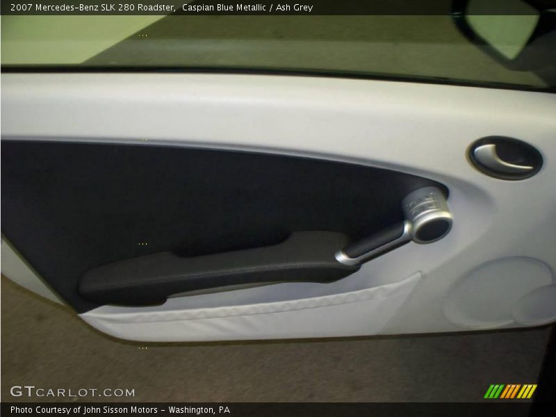 Caspian Blue Metallic / Ash Grey 2007 Mercedes-Benz SLK 280 Roadster