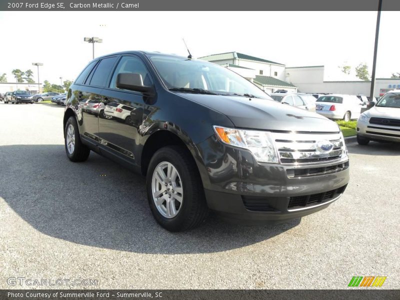 Carbon Metallic / Camel 2007 Ford Edge SE