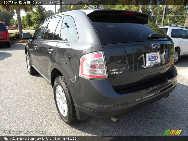 Carbon Metallic / Camel 2007 Ford Edge SE