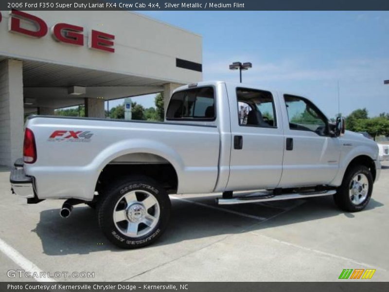Silver Metallic / Medium Flint 2006 Ford F350 Super Duty Lariat FX4 Crew Cab 4x4