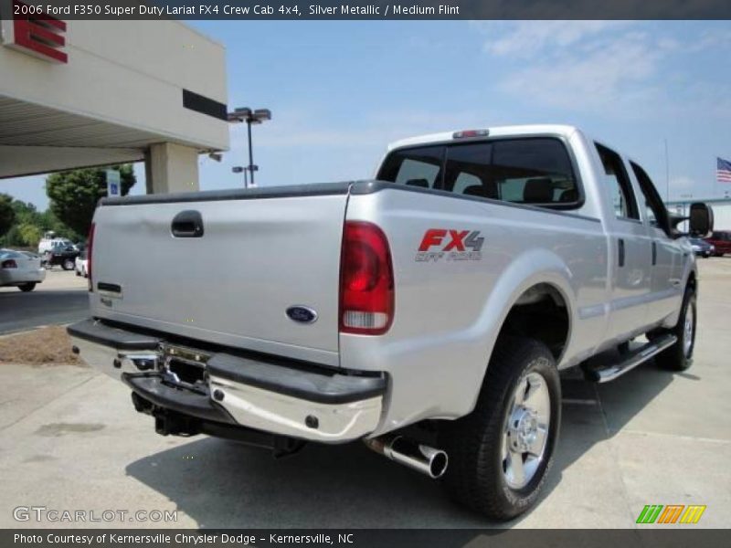 Silver Metallic / Medium Flint 2006 Ford F350 Super Duty Lariat FX4 Crew Cab 4x4