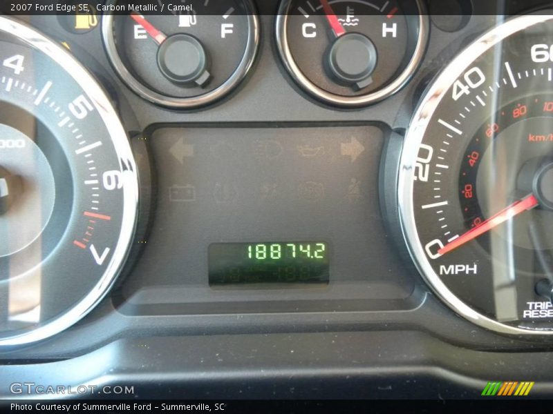 Carbon Metallic / Camel 2007 Ford Edge SE