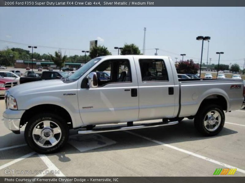 Silver Metallic / Medium Flint 2006 Ford F350 Super Duty Lariat FX4 Crew Cab 4x4