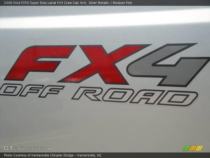 Silver Metallic / Medium Flint 2006 Ford F350 Super Duty Lariat FX4 Crew Cab 4x4