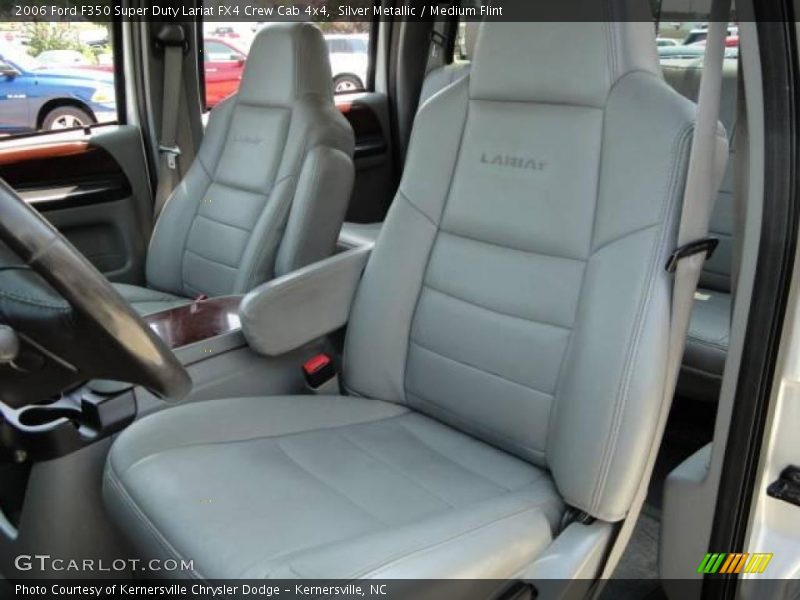 Silver Metallic / Medium Flint 2006 Ford F350 Super Duty Lariat FX4 Crew Cab 4x4