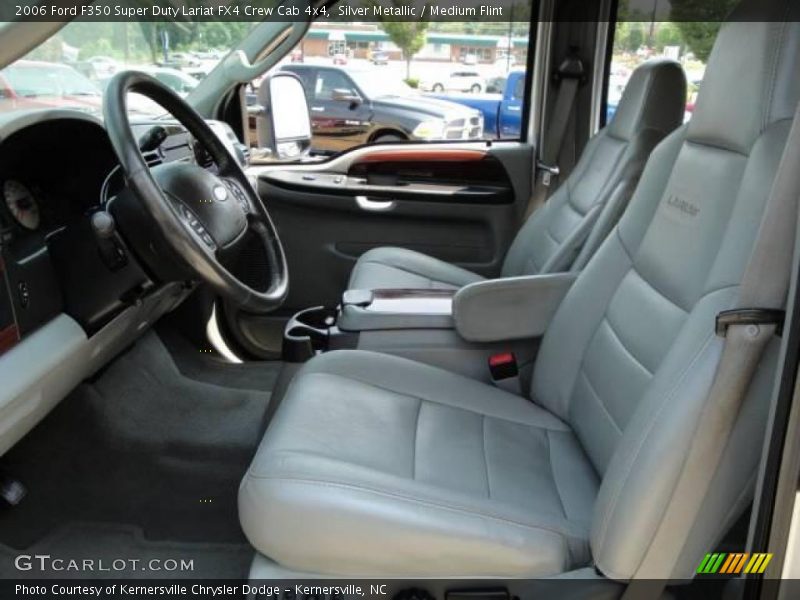 Silver Metallic / Medium Flint 2006 Ford F350 Super Duty Lariat FX4 Crew Cab 4x4