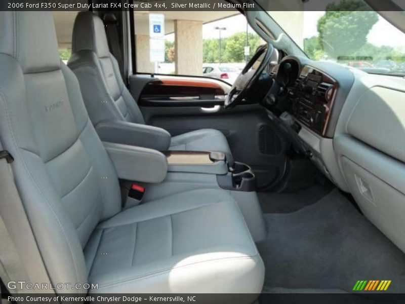Silver Metallic / Medium Flint 2006 Ford F350 Super Duty Lariat FX4 Crew Cab 4x4