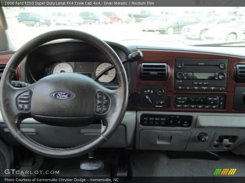 Silver Metallic / Medium Flint 2006 Ford F350 Super Duty Lariat FX4 Crew Cab 4x4
