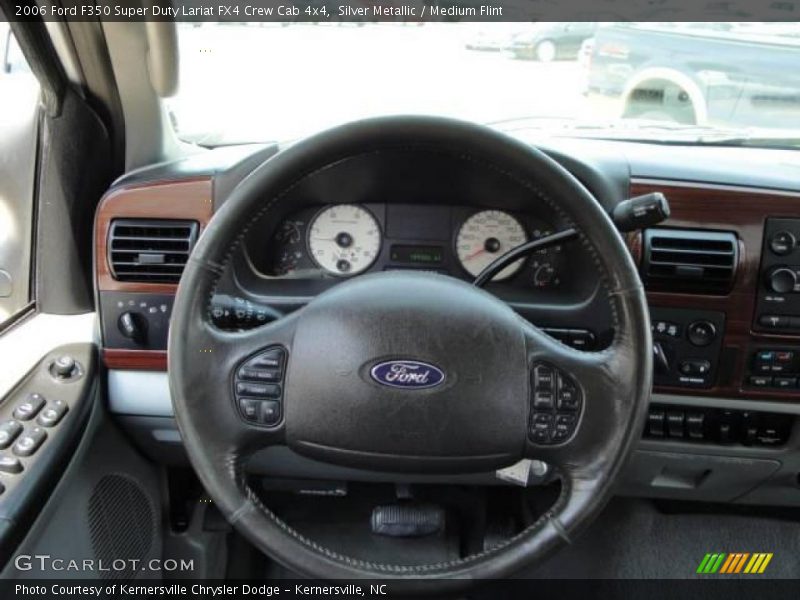 Silver Metallic / Medium Flint 2006 Ford F350 Super Duty Lariat FX4 Crew Cab 4x4