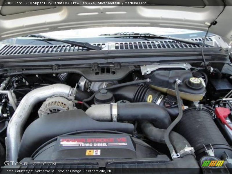 Silver Metallic / Medium Flint 2006 Ford F350 Super Duty Lariat FX4 Crew Cab 4x4