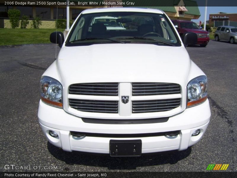 Bright White / Medium Slate Gray 2006 Dodge Ram 2500 Sport Quad Cab